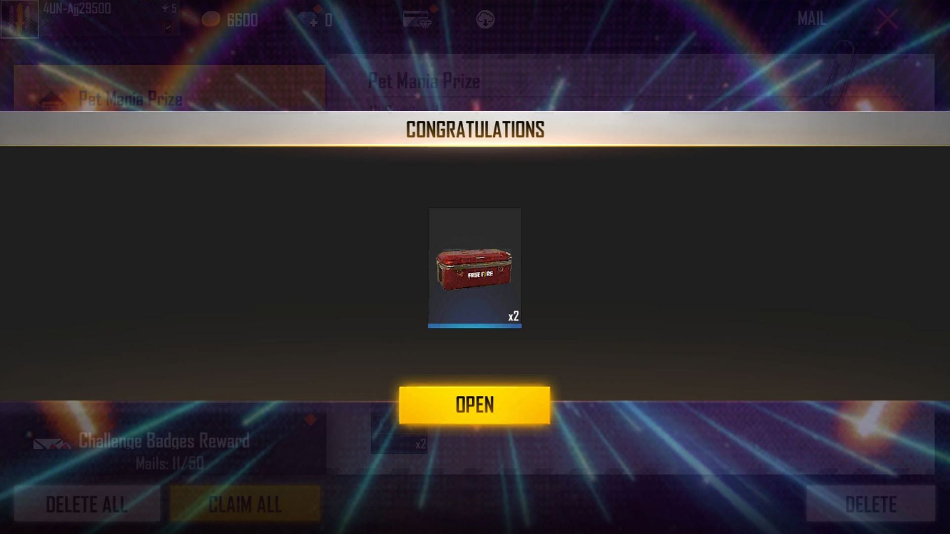 Here is the reward that users can get through the redeem code (Image via Free Fire)